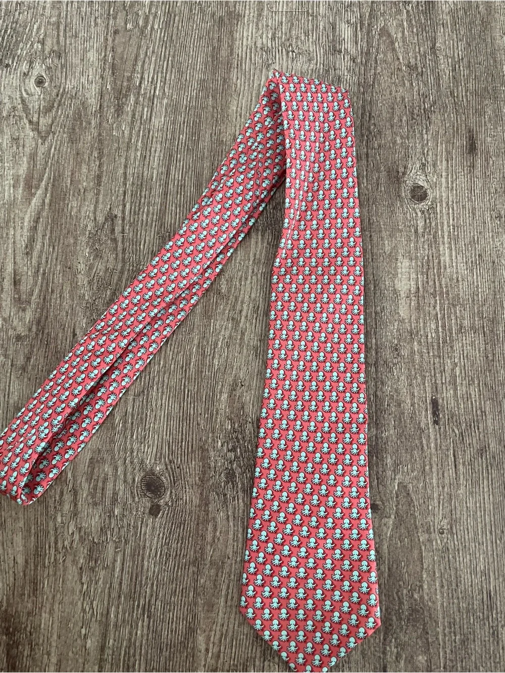 Reef Knot Made In Italy Silk Octopus Printed Tie